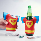 Personalised Superhero Shirt Can Cooler